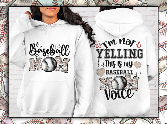 Baseball mom hoodie