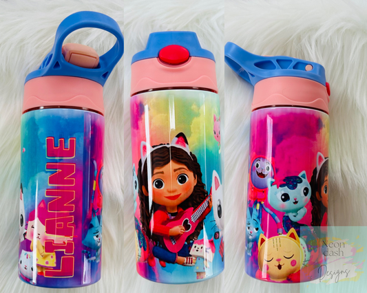 Gabby’s dollhouse water bottle